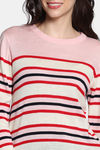 Zivame Retro Peek Jumpers Flat Knit Loungewear Top - Creole Pink — thumbnail 5